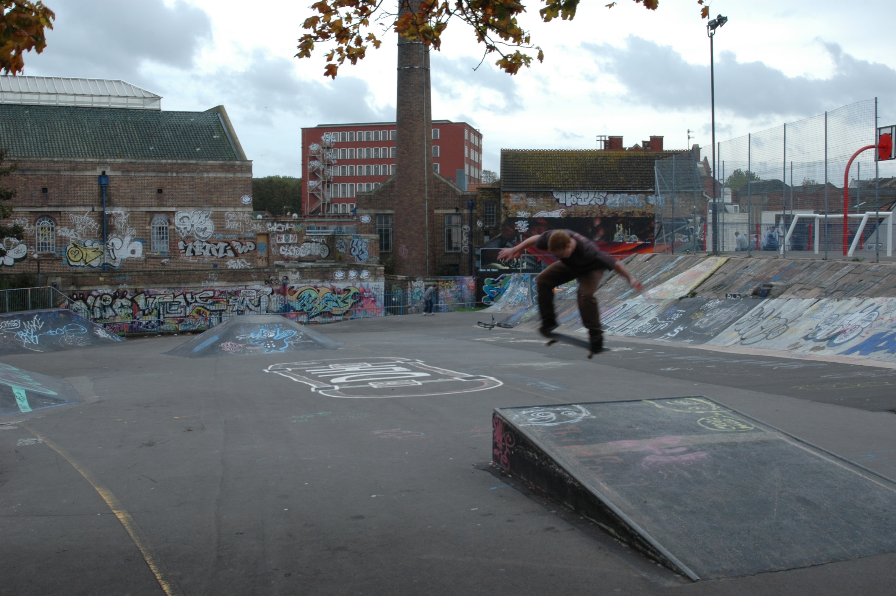 Ben skating Bristol
        in 2005
