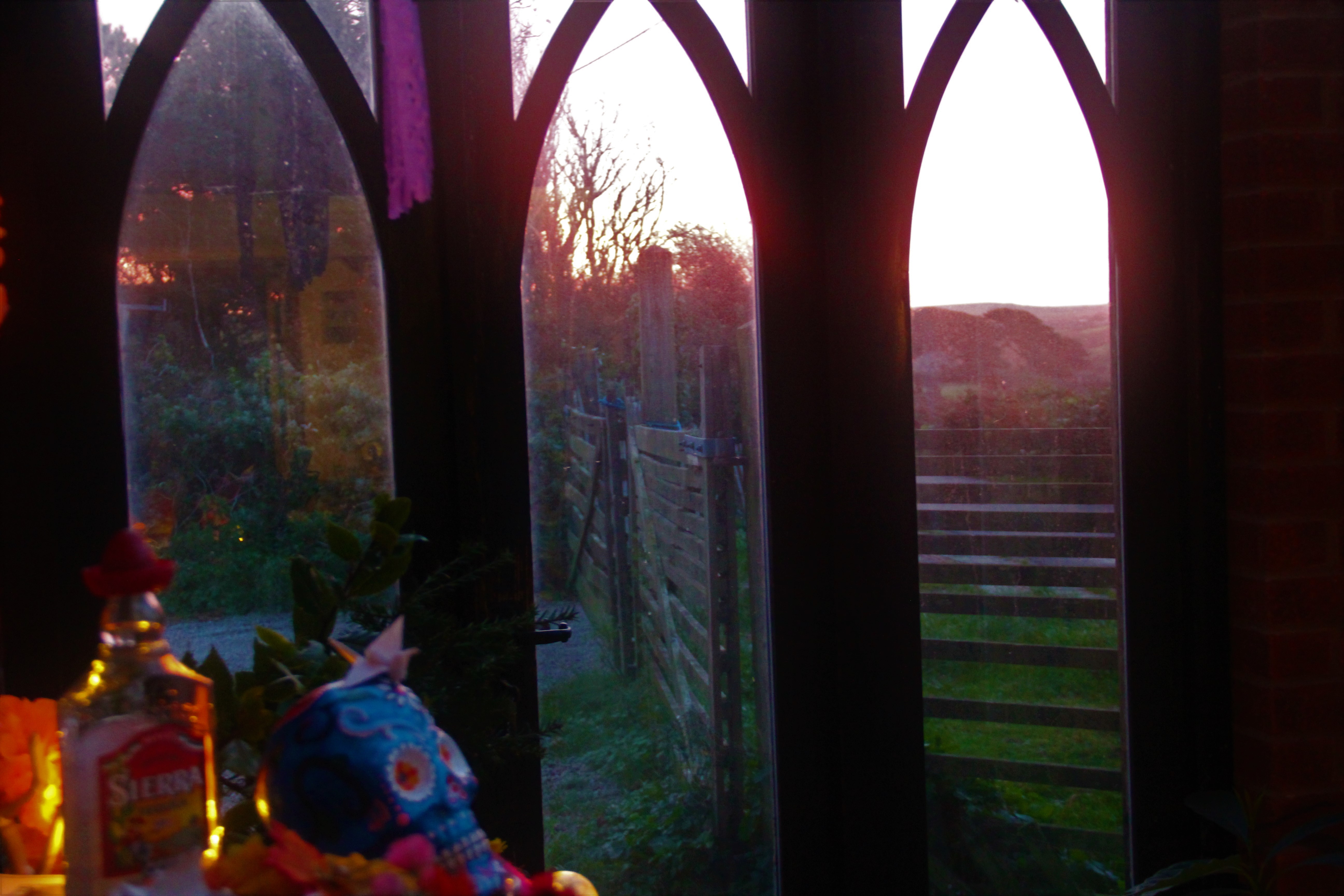 red sky