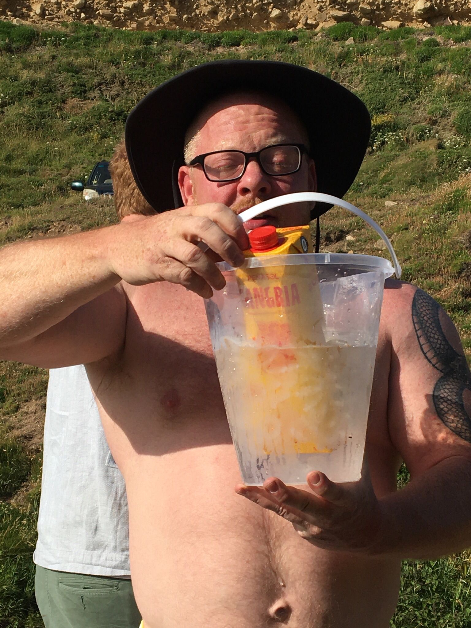 Luke and sangria