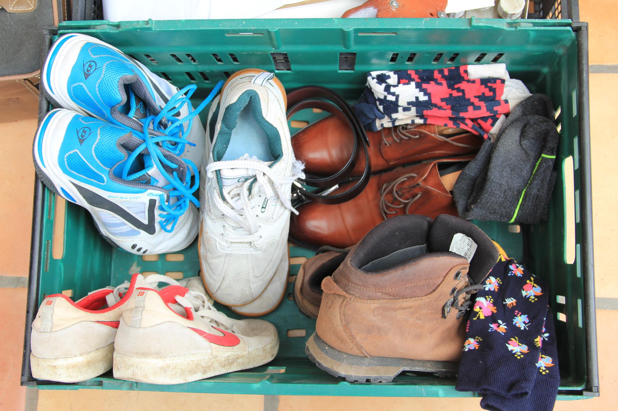 shoes and socks